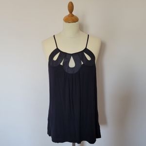 Unique High Neck Top